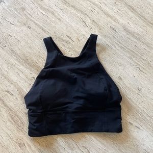 ***SOLD*** Lululemon black high neck sports bra